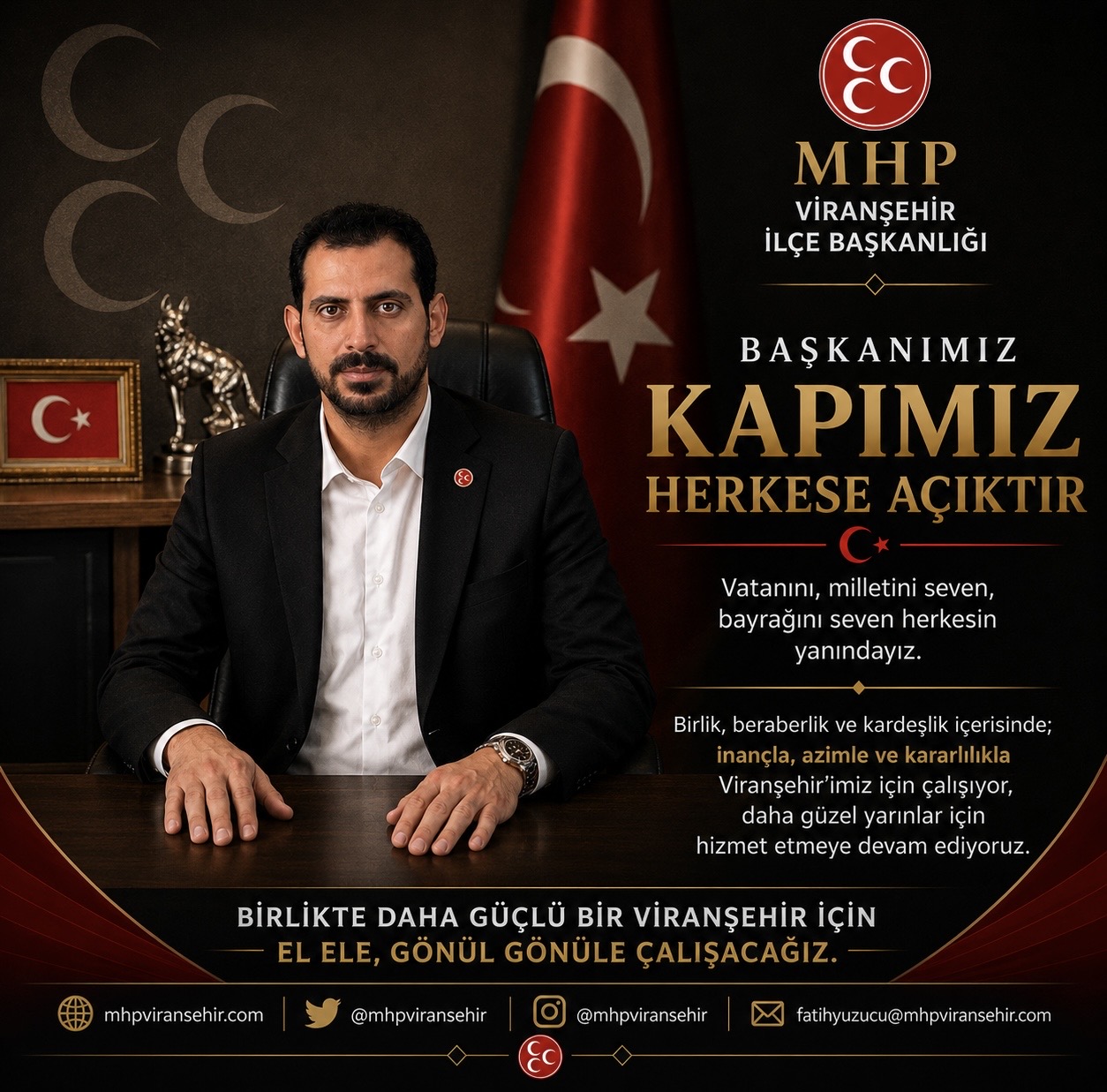 Başkanımız Fatih Yüzücü: Kapımız Herkese Açıktır