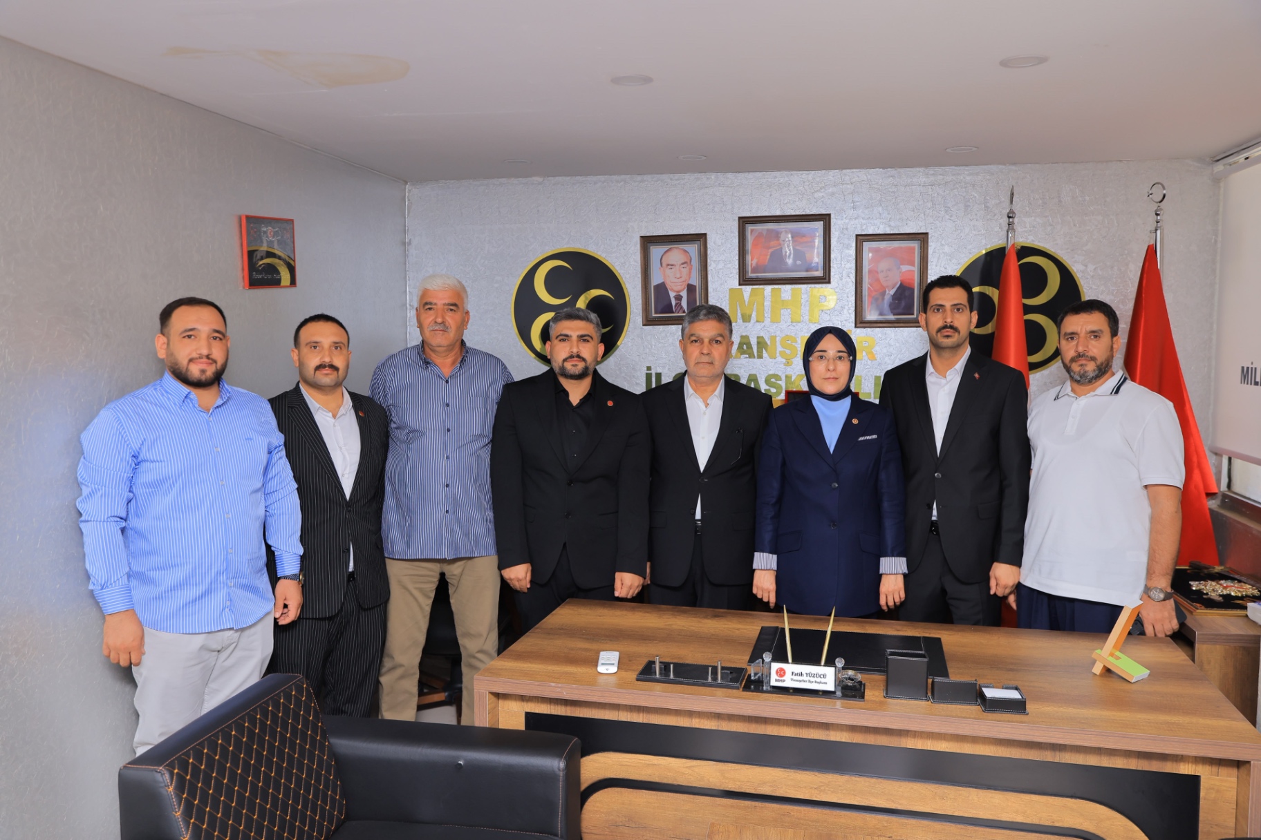 Teşkilatımızla hatıra fotoğrafı